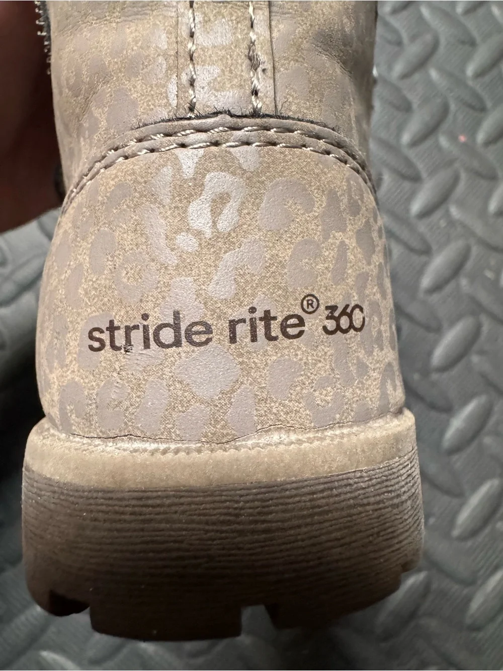 Toddler girl Stride Rite Brown Lace-Up & Hook-Loop Kids Boots USED